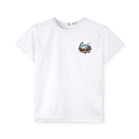 White Youth Performance T Shirt